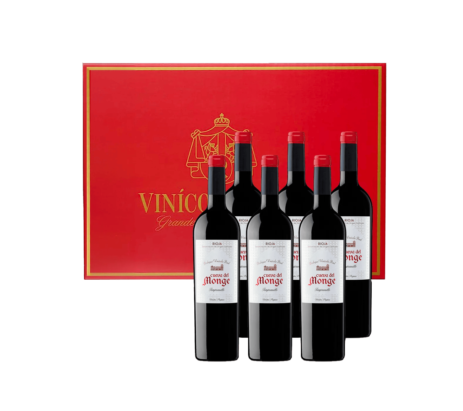 pack botellas cueva del monge tinto