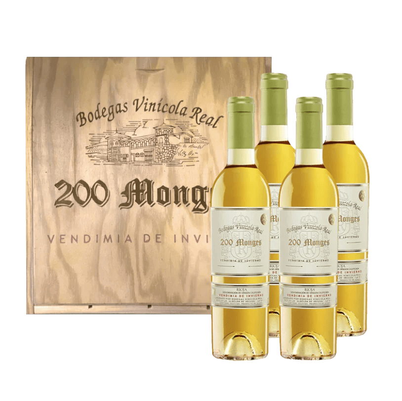 pack de botellas de 200 monges vendimia de invierno blanco